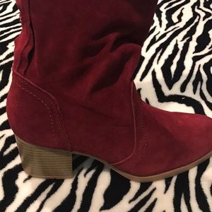 Canyon River Blues boots velvet red color 9.5size!